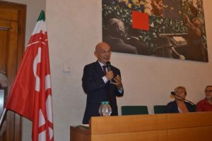 Marino Lupi alla Camera del Lavoro di Firenze