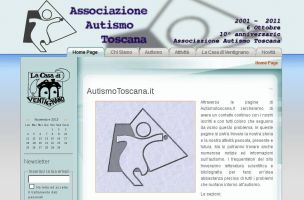 La vecchia Home Page di Autismo Toscana